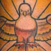 tattoo galleries/ - Stained Glass Dove with Filigree (the Holly Spirit) - 55401
